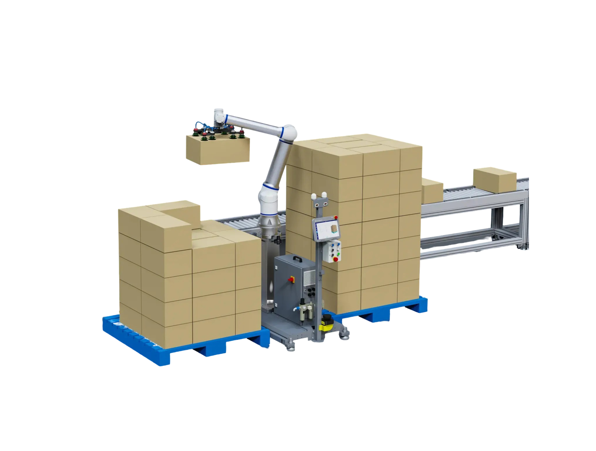 Paletyzacja z wykorzystaniem cobota ELITE ROBOTS CS620